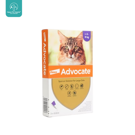 Advocate สำหรับแมวที่มีน้ำหนักมากกว่า 8.8 ปอนด์ (4 กก.)